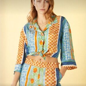 Tresse Pasta Basta Silk Shirt